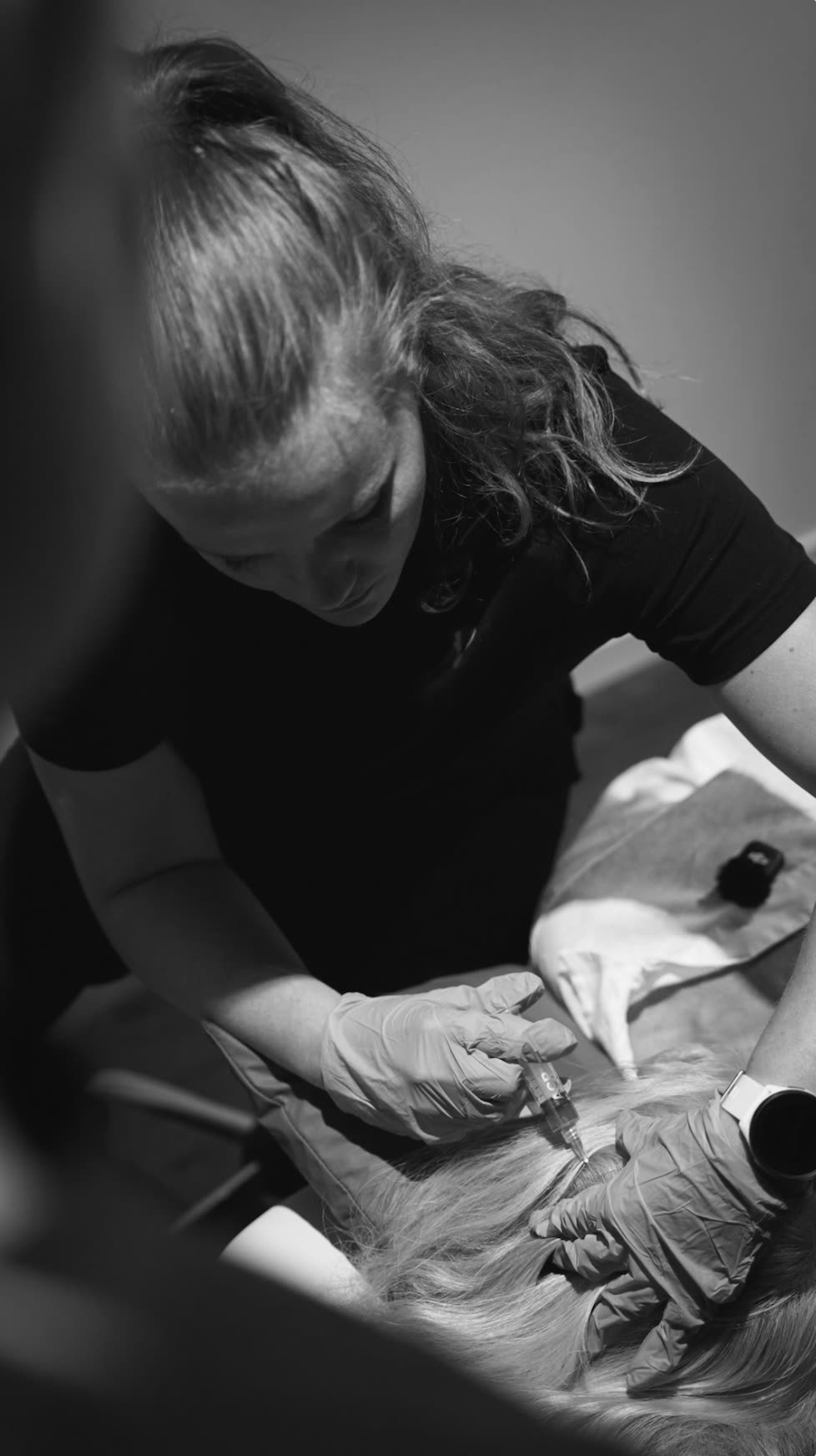 PRP hair treatment at Revi Health's clinic in Stockholm